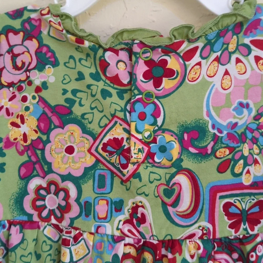 3/$20🌟 The Children's Place Toddler Floral Ruffle Empire Long Sleeve Dress 24mo
